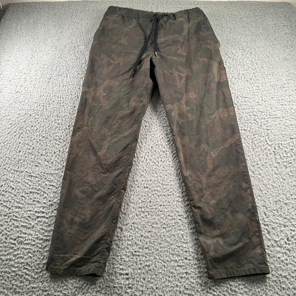 rag & bone Men's Camo‎ Drawstring Pants Medium Polyester Nylon Made In USA